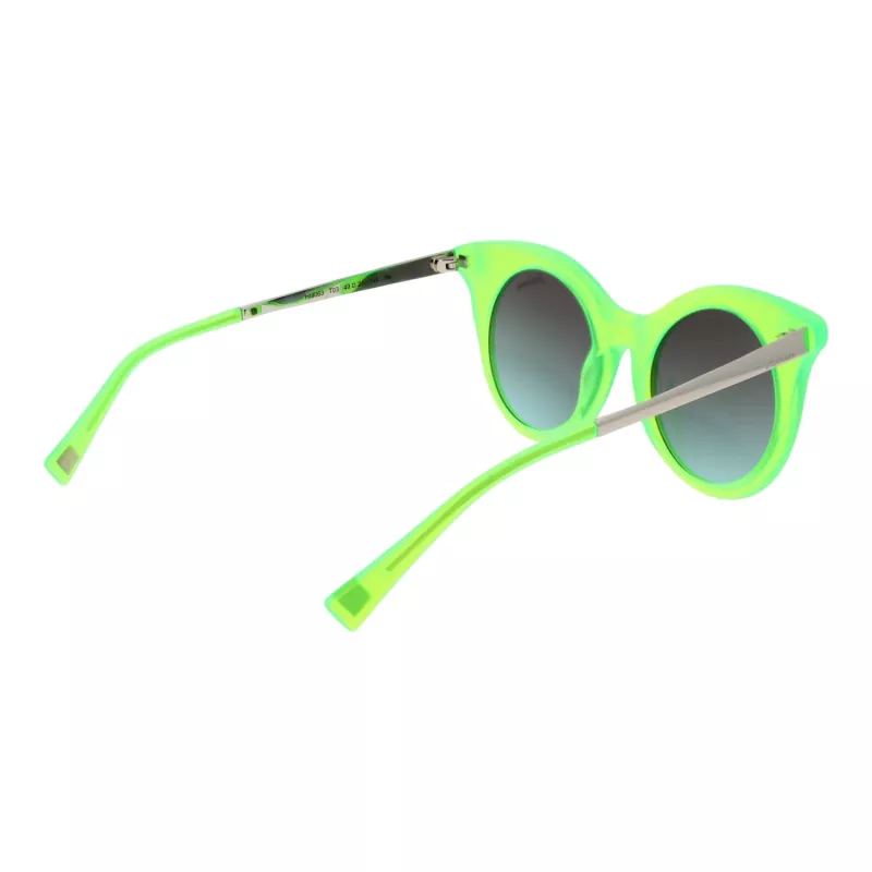 Óculos de sol cat-eye de mulher ANA HICKMANN HI9063-49T03 Havana acetato lente castanha degradê 49 mm