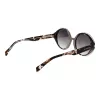 Óculos de sol de mulher em forma de olho de gato ANA HICKMANN HI9175-51P02 - Armação preta, lentes cinzentas degradê, UV400