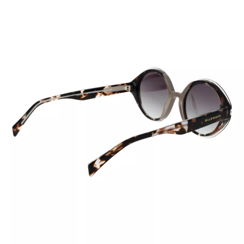 Óculos de sol de mulher em forma de olho de gato ANA HICKMANN HI9175-51P02 - Armação preta, lentes cinzentas degradê, UV400