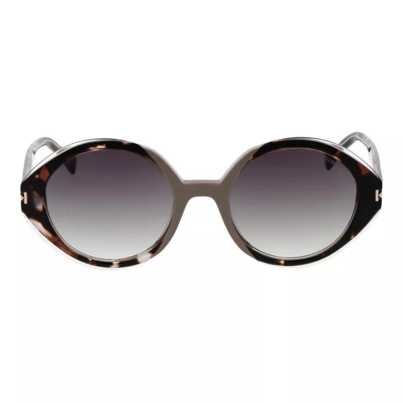 Óculos de sol de mulher em forma de olho de gato ANA HICKMANN HI9175-51P02 - Armação preta, lentes cinzentas degradê, UV400