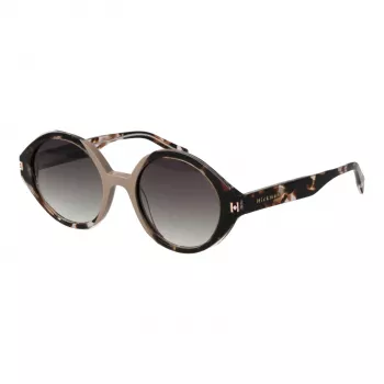 Óculos de sol de mulher em forma de olho de gato ANA HICKMANN HI9175-51P02 - Armação preta, lentes cinzentas degradê, UV400