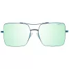 Óculos de sol quadrados de mulher ANA HICKMANN HI3024-5806A Havana armação de acetato castanha lentes degradê castanhas 58/17/140 mm