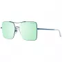 Óculos de sol quadrados de mulher ANA HICKMANN HI3024-5806A Havana armação de acetato castanha lentes degradê castanhas 58/17/140 mm