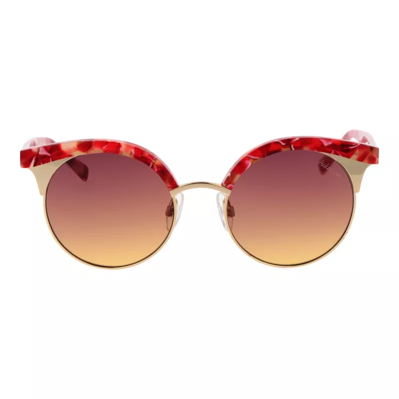 Óculos de sol de mulher ANA HICKMANN HI3050-52E01 Havana castanho degradê borboleta quadrados acetato UV400