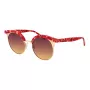 Óculos de sol de mulher ANA HICKMANN HI3050-52E01 Havana castanho degradê borboleta quadrados acetato UV400