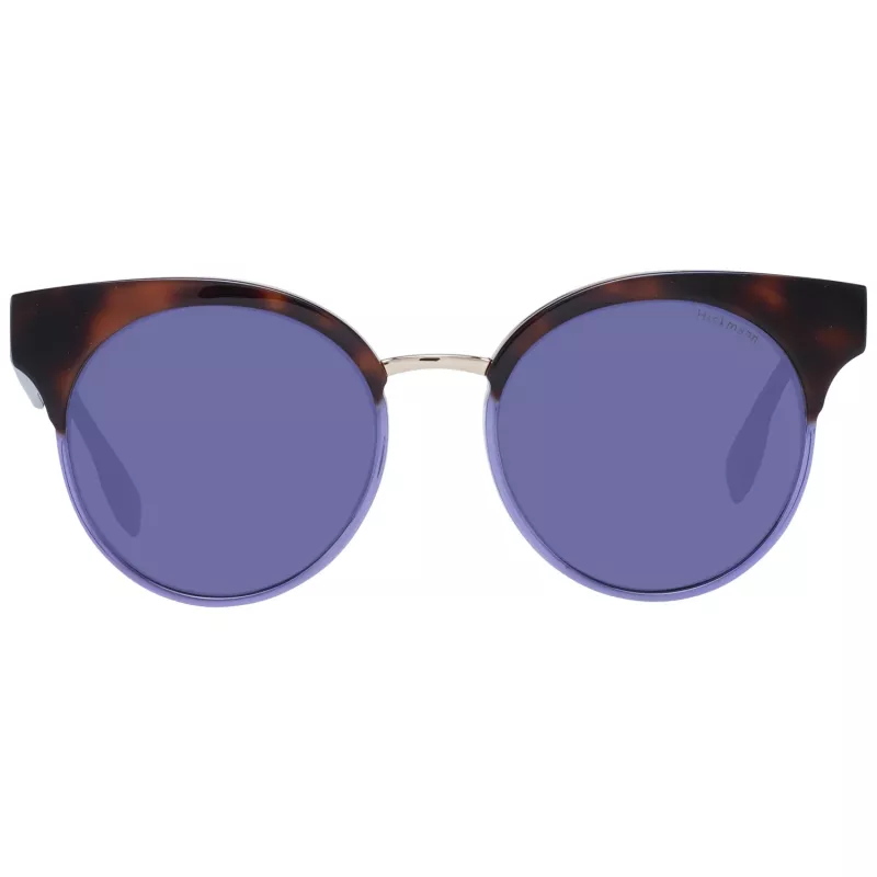 Óculos de sol de mulher ANA HICKMANN HI9164-51H03 - armação dourada/castanha, lentes castanhas degradê, 51 mm
