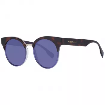 Óculos de sol de mulher ANA HICKMANN HI9164-51H03 - armação dourada/castanha, lentes castanhas degradê, 51 mm