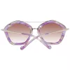 Óculos de sol ANA HICKMANN mulher AH3165-56G24 armação borboleta em metal dourado lentes castanhas degradê 56/20/145 mm