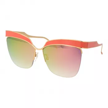 Óculos de sol de mulher ANA HICKMANN AH3179-6205A Butterfly Cat Eye Havana acetato castanho degradê UV400 62mm