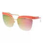 Óculos de sol de mulher ANA HICKMANN AH3179-6205A Butterfly Cat Eye Havana acetato castanho degradê UV400 62mm