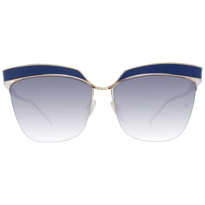 Óculos de sol de mulher ANA HICKMANN AH3179-6206A borboleta acetato Havana castanho lente degradê 62mm