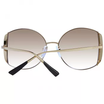 Óculos de sol de mulher ANA HICKMANN AH3188-5704A dourado/castanho armação em metal borboleta UV400