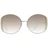 Óculos de sol de mulher ANA HICKMANN AH3188-5704A dourado/castanho armação em metal borboleta UV400