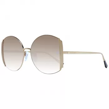 Óculos de sol de mulher ANA HICKMANN AH3188-5704A dourado/castanho armação em metal borboleta UV400