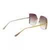 Óculos de sol de mulher ANA HICKMANN AH3189-5605B - armação de acetato castanha, lentes de policarbonato castanhas degradê, largura da lente 57 mm, proteção UV400