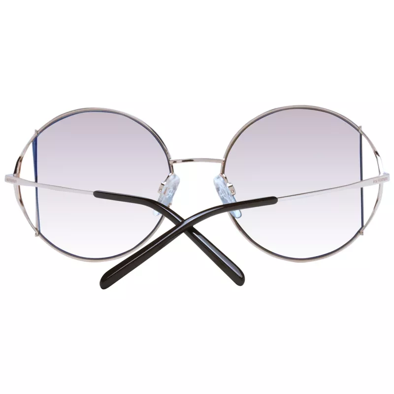 Óculos de sol de mulher ANA HICKMANN AH3192-5304D Havana castanho acetato armação retangular com lentes castanhas degradê em policarbonato 53mm
