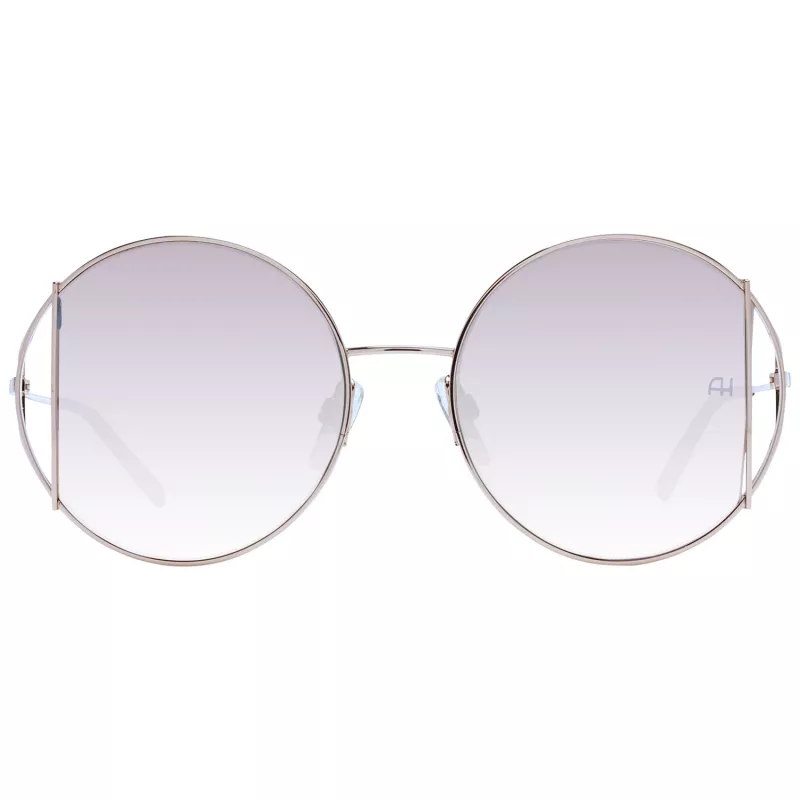 Óculos de sol de mulher ANA HICKMANN AH3192-5304D Havana castanho acetato armação retangular com lentes castanhas degradê em policarbonato 53mm
