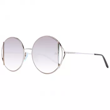 Óculos de sol de mulher ANA HICKMANN AH3192-5304D Havana castanho acetato armação retangular com lentes castanhas degradê em policarbonato 53mm