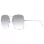 Óculos de sol de mulher ANA HICKMANN AH3193-5803A castanho Havana armação quadrada em acetato lentes castanhas degradê 58/16/145 mm