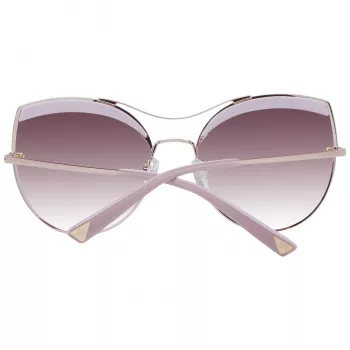 ANA HICKMANN óculos de sol mulher AH3207-59H01 Butterfly Cat Eye armação em acetato lentes castanhas degradê UV400