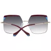 ANA HICKMANN Óculos de sol para mulher AH3253-59P02 Havana Castanho Borboleta Armação de acetato com lentes degradê castanhas UV400