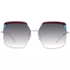 ANA HICKMANN Óculos de sol para mulher AH3253-59P02 Havana Castanho Borboleta Armação de acetato com lentes degradê castanhas UV400