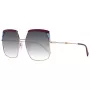 ANA HICKMANN Óculos de sol para mulher AH3253-59P02 Havana Castanho Borboleta Armação de acetato com lentes degradê castanhas UV400