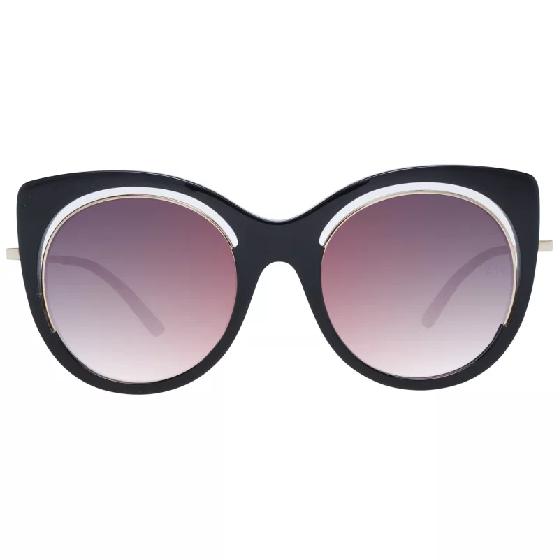 Óculos de sol ANA HICKMANN mulher AH9265-54A01 - armação de acetato preta, lentes de policarbonato cinzentas, proteção UV400, 54/22/145 mm