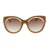 ANA HICKMANN Óculos de sol de mulher AH9265-54H02 Havana armação quadrada de acetato lentes castanhas tonalizadas 54mm
