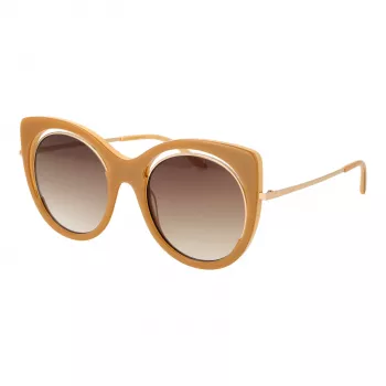 ANA HICKMANN Óculos de sol de mulher AH9265-54H02 Havana armação quadrada de acetato lentes castanhas tonalizadas 54mm