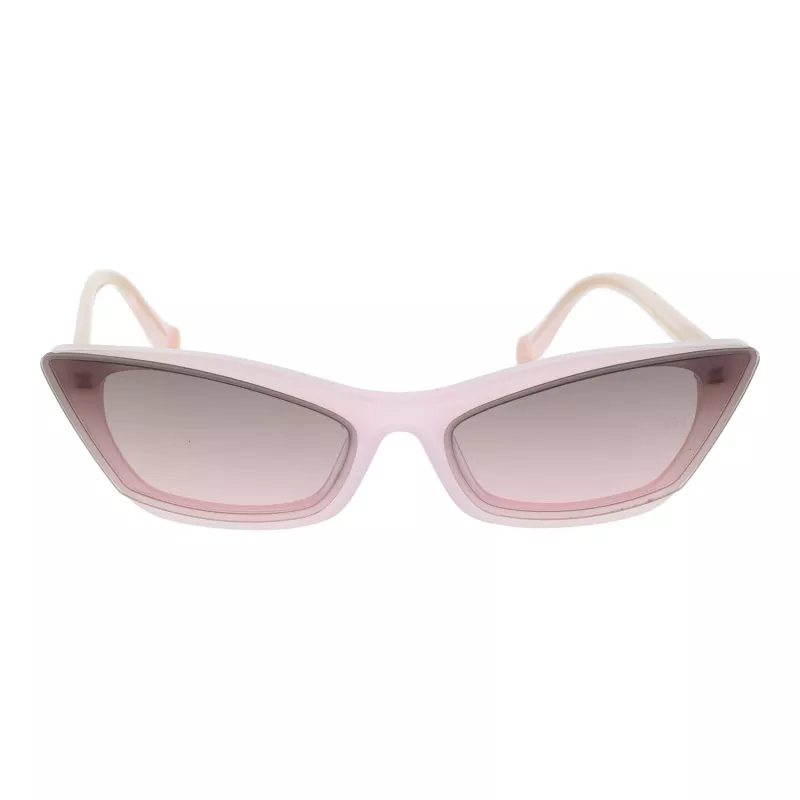 Óculos de sol de mulher ANA HICKMANN AH9278-64T02 castanho degradê acetato 64mm