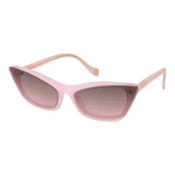 Óculos de sol de mulher ANA HICKMANN AH9278-64T02 castanho degradê acetato 64mm