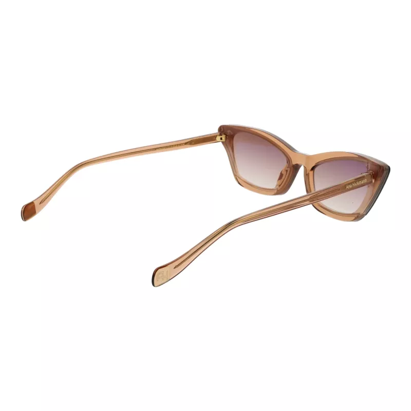 Óculos de sol ANA HICKMANN mulher AH9278-64T03 dourado/castanho degradê borboleta armação de metal