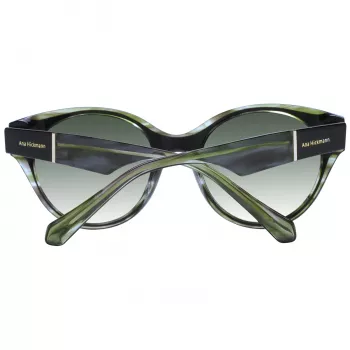 Óculos de sol ANA HICKMANN mulher AH9345-51H01 cat eye armação de acetato Havana lentes castanhas degradê UV400