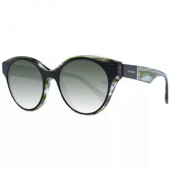 Óculos de sol ANA HICKMANN mulher AH9345-51H01 cat eye armação de acetato Havana lentes castanhas degradê UV400