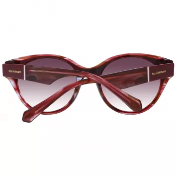 Óculos de sol de mulher ANA HICKMANN AH9345-51H03 borboleta/quadrado armação de acetato castanha lentes tingidas 53 mm