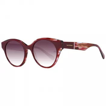 Óculos de sol de mulher ANA HICKMANN AH9345-51H03 borboleta/quadrado armação de acetato castanha lentes tingidas 53 mm