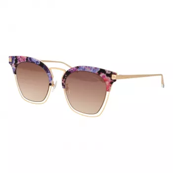 ANA HICKMANN óculos de sol de mulher HI3037A-54H02 armação borboleta Havana lentes Brown Gradient 51/22/145 mm