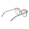 Óculos de sol de mulher ANA HICKMANN HI3049-6109A - acetato Havana forma quadrada oversized - lentes castanhas degradê - 61/15/145 mm