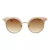 Óculos de sol de mulher ANA HICKMANN HI3050-52G22 Butterfly acetato castanho degradê 52mm