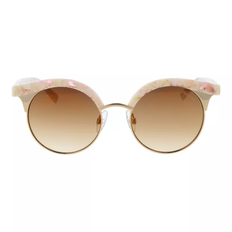 Óculos de sol de mulher ANA HICKMANN HI3050-52G22 Butterfly acetato castanho degradê 52mm