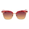 Óculos de sol de mulher ANA HICKMANN HI3051-53E01 Havana acetato castanho degradê 53 mm