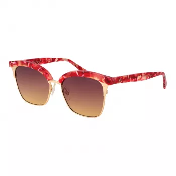 Óculos de sol de mulher ANA HICKMANN HI3051-53E01 Havana acetato castanho degradê 53 mm