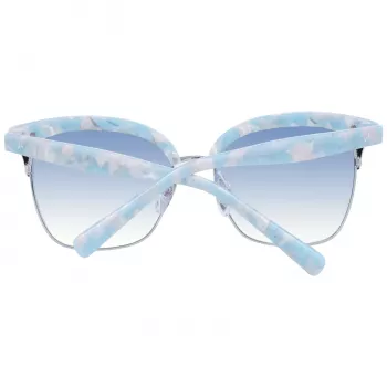 Óculos de sol de mulher ANA HICKMANN HI3051-53G21 - armação de acetato Havana, lentes castanhas degradê, 53 mm