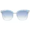 Óculos de sol de mulher ANA HICKMANN HI3051-53G21 - armação de acetato Havana, lentes castanhas degradê, 53 mm