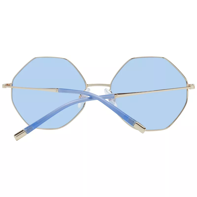 Óculos de sol Ana Hickmann mulher HI3055-5704B borboleta armação de acetato lentes castanhas gradiente 57mm