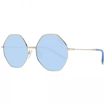 Óculos de sol Ana Hickmann mulher HI3055-5704B borboleta armação de acetato lentes castanhas gradiente 57mm
