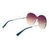 Óculos de sol de mulher ANA HICKMANN HI3058-14003A armação geométrica em acetato Havana lentes castanhas degradê UV400