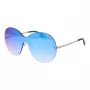 Óculos de sol de mulher ANA HICKMANN HI3058-14003A armação geométrica em acetato Havana lentes castanhas degradê UV400