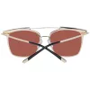 Óculos de sol de mulher ANA HICKMANN HI3061-7004H borboleta oversized com armação degradê e lentes castanhas 70/11/145 mm